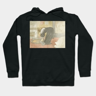 Elles - Woman at the Tub by Henri de Toulouse-Lautrec Hoodie